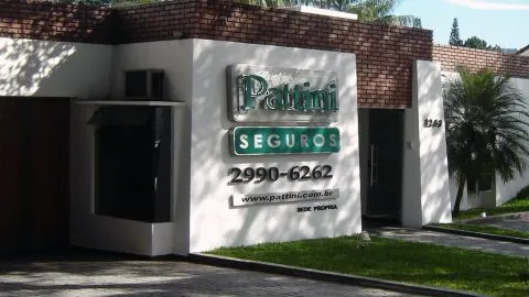 Fachada da sede prórpia da Pattini, corretora de seguros auto e outros seguros