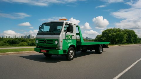 guincho da seguradora HDI seguros representando seguro auto da HDI